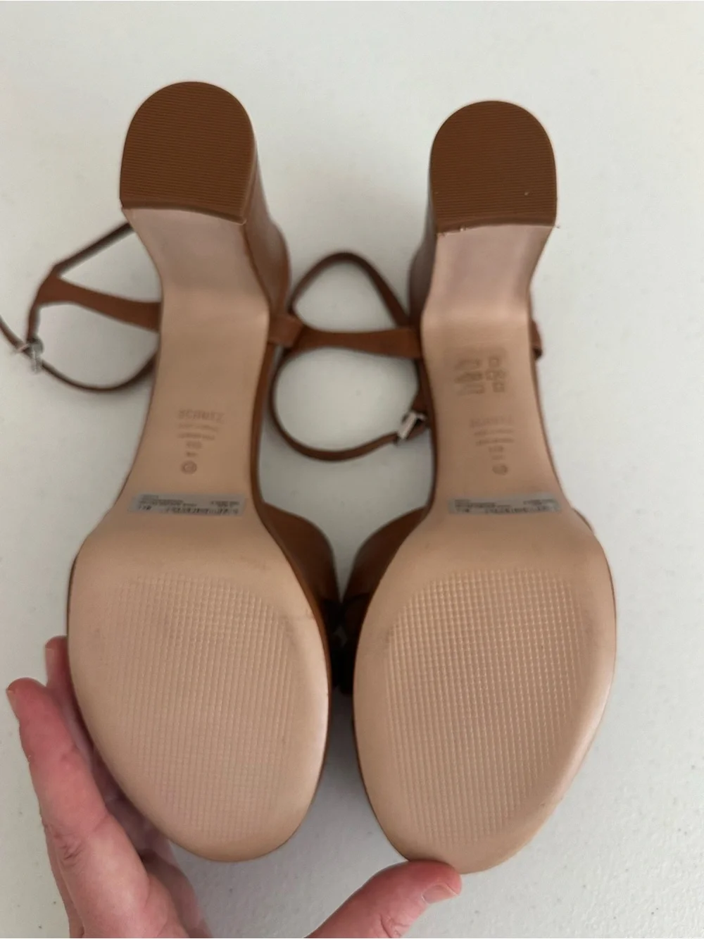 NWOT Women’s Schutz 11 Keefa Dark Tan Platform Sandals